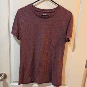 Mossimo Supply Co. Maroon Short Sleeve Tee